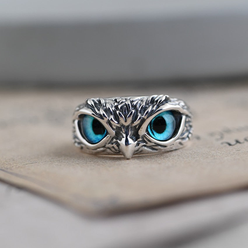 Antique Owl Ring