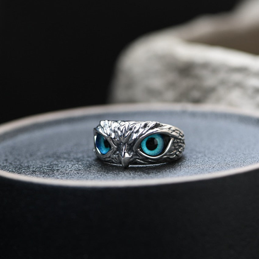 Antique Owl Ring