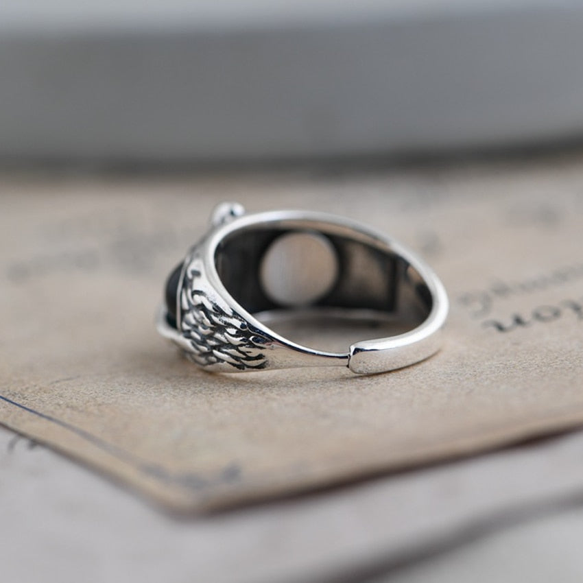 Antique Owl Ring