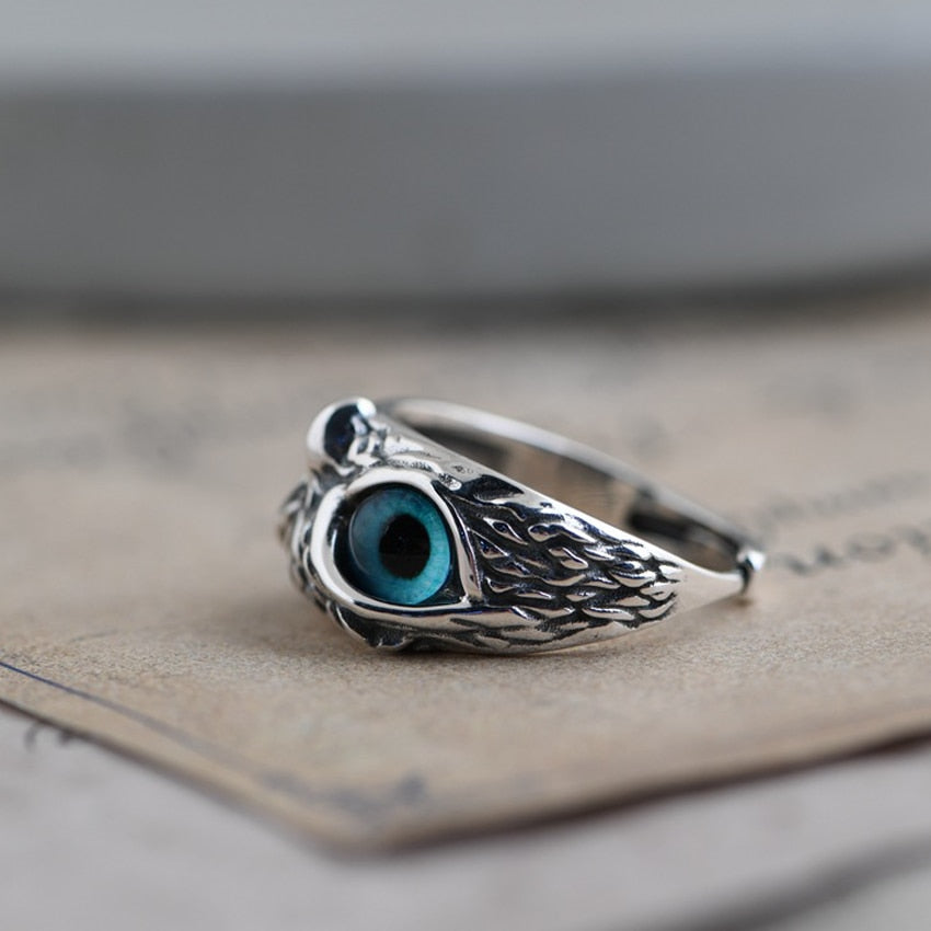 Antique Owl Ring