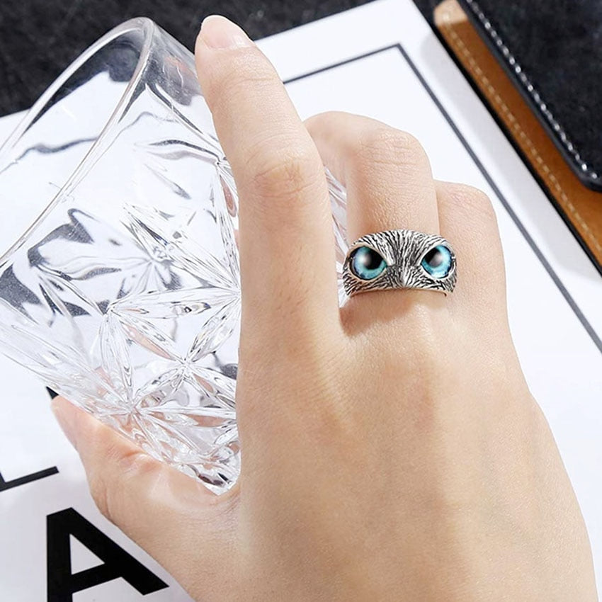Antique Owl Ring